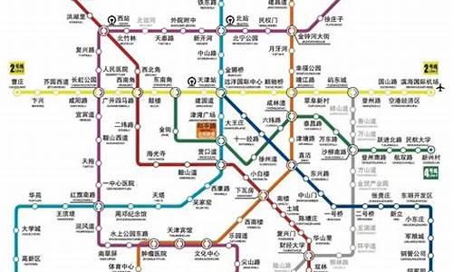 天津地铁线路图最新版_天津地铁线路图最新